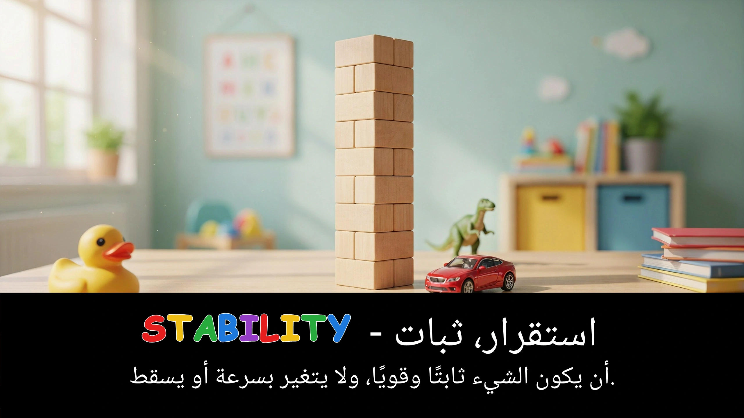 Arabic Illustration for stability